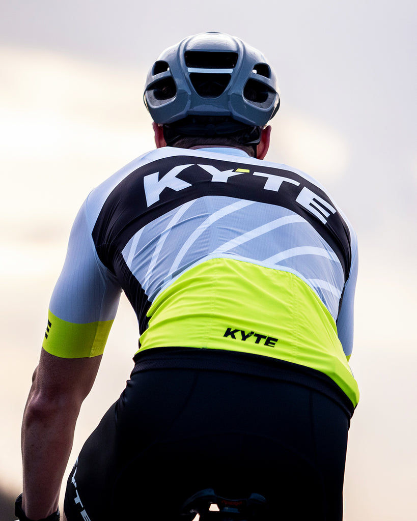 KYTE Cadence Pro Short Sleeve Jersey - White / Grey