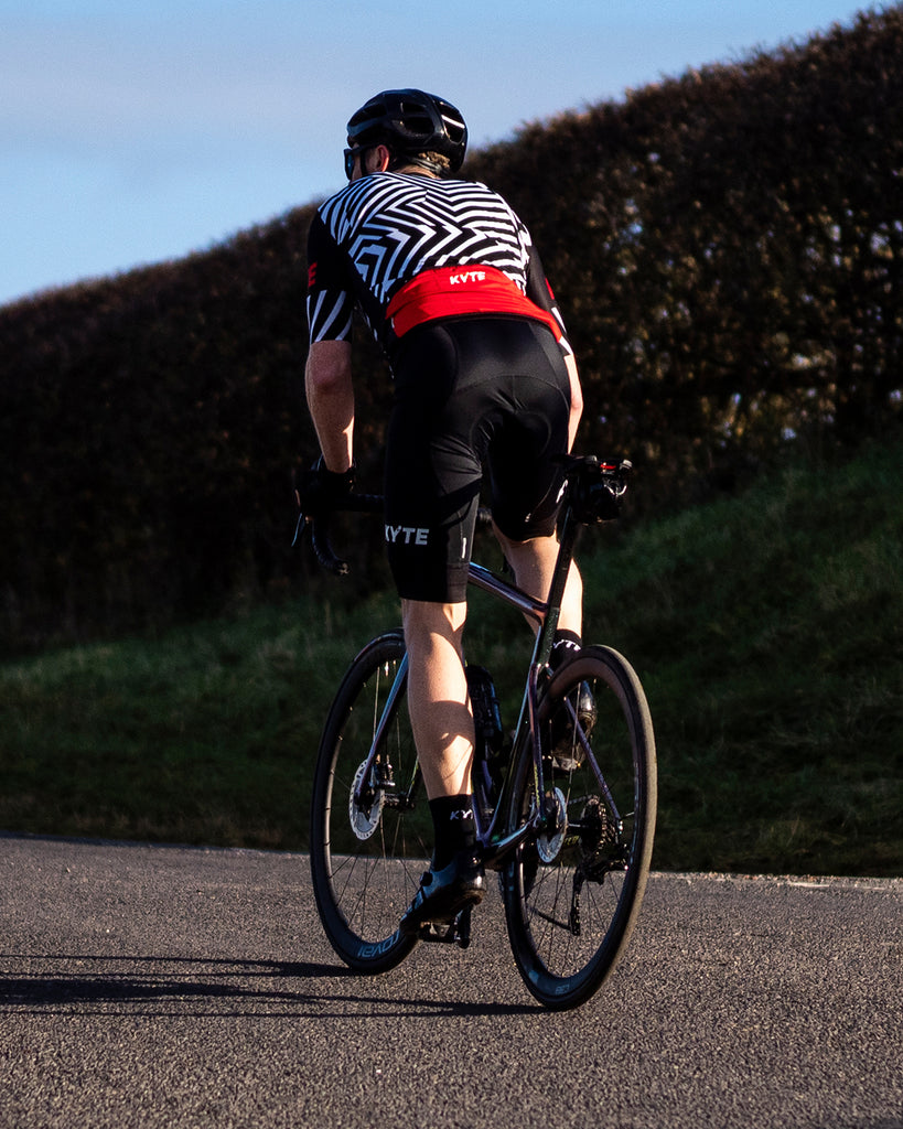 KYTE Glitch Short Sleeve Jersey - Black / White