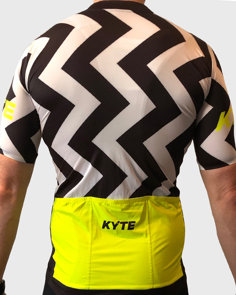 KYTE Jazz Short Sleeve Jersey - Black / White