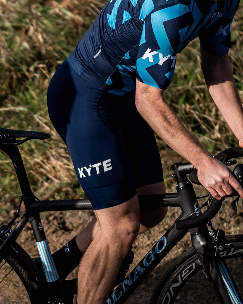 KYTE PRO Bib Shorts - NAVY Horizontal