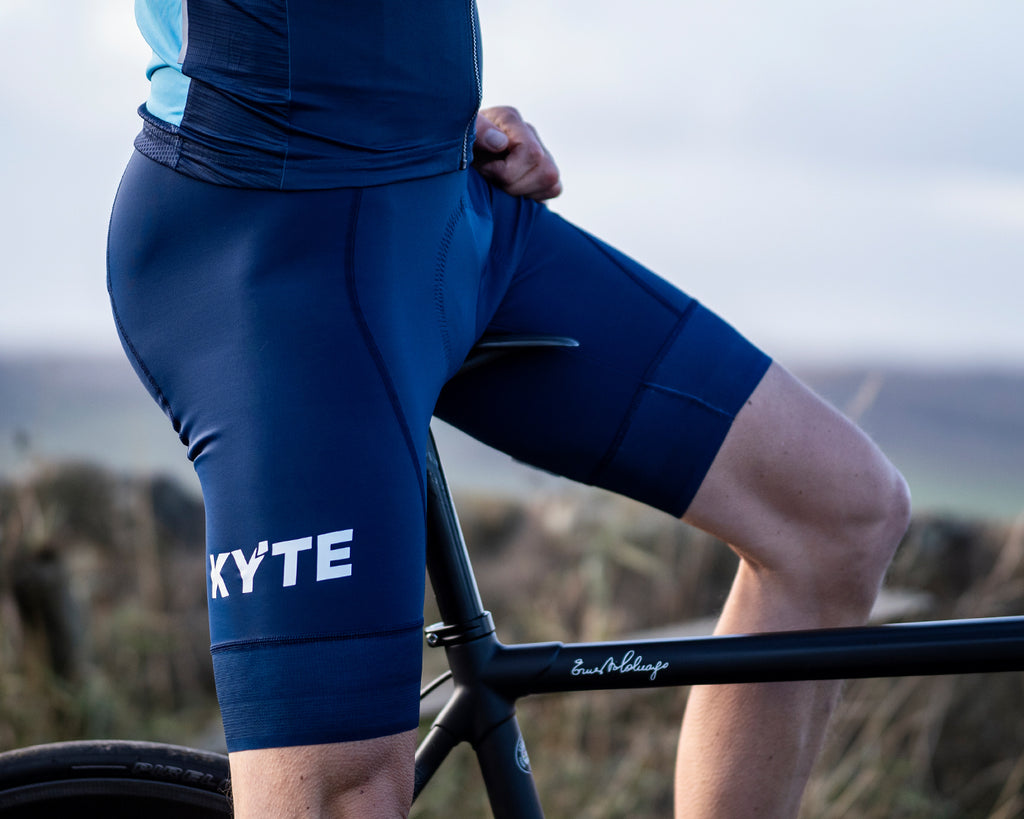 KYTE PRO Bib Shorts - NAVY Horizontal