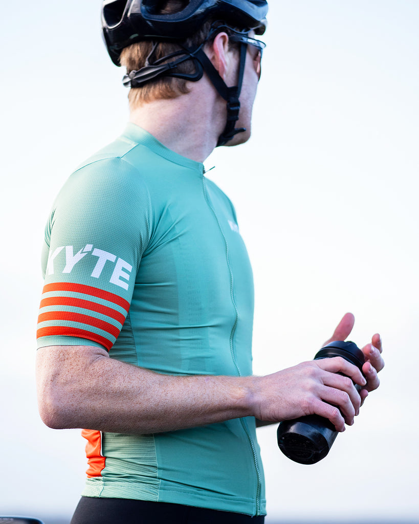 KYTE Race Short Sleeve Jersey - Green / Red