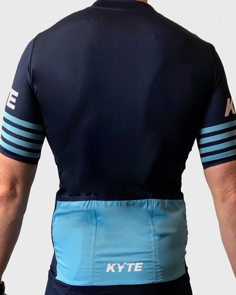 KYTE Race Short Sleeve Jersey - Navy / Blue