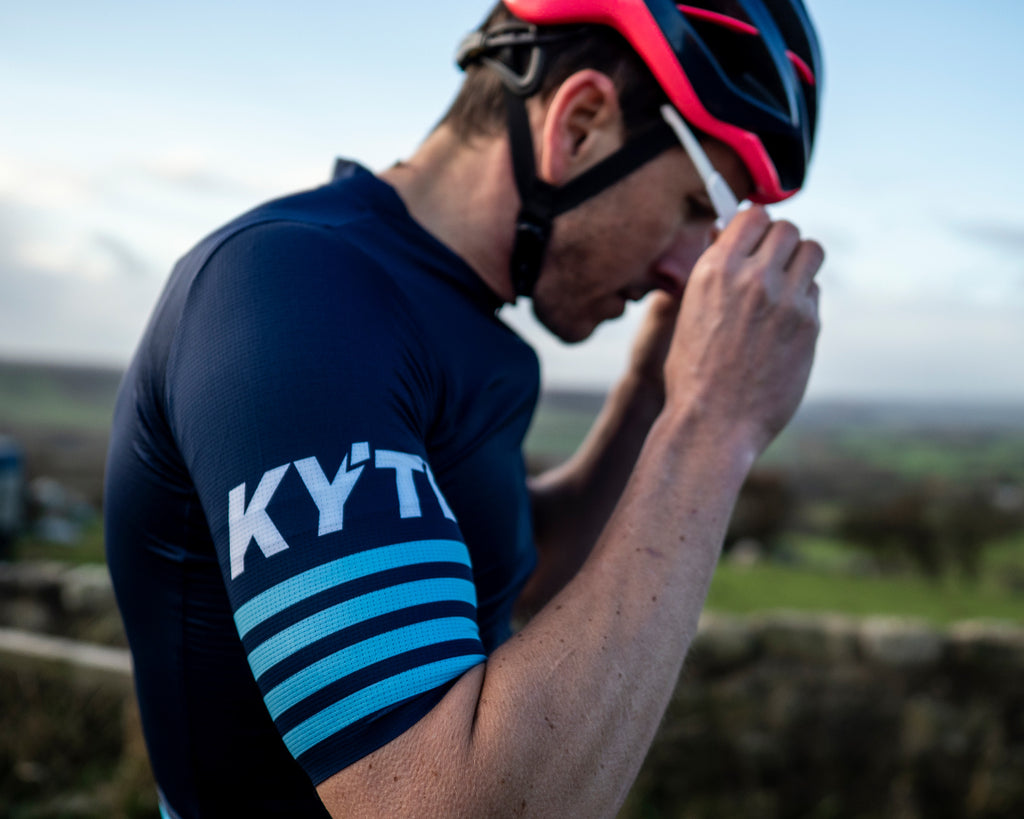 KYTE Race Short Sleeve Jersey - Navy / Blue